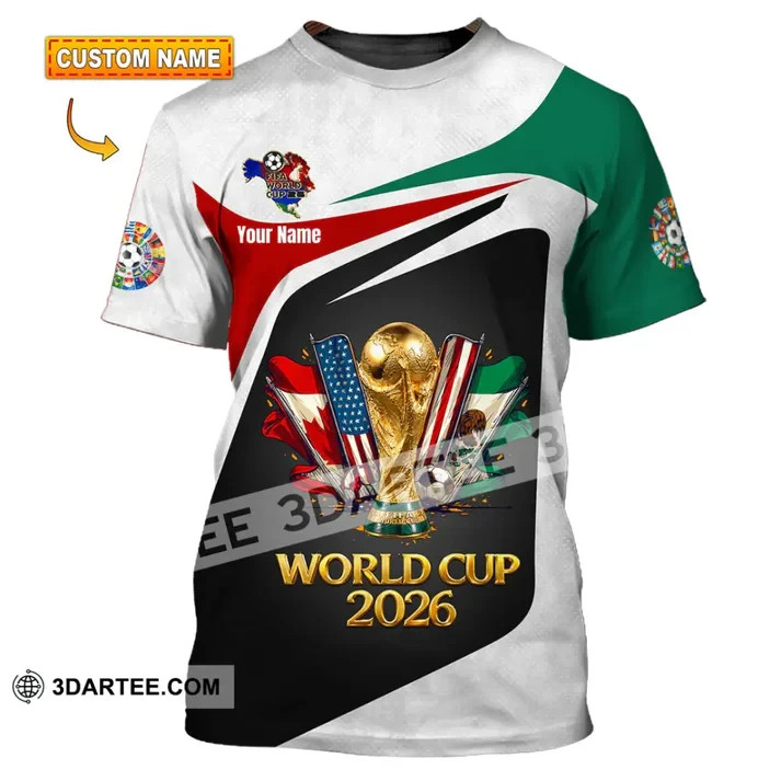 New Hot Unisex 3D Shirt – Custom World Cup 2026 3D Shirt VK13792
