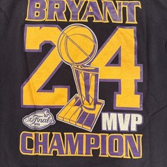 Vintage LA Lakers Kobe Bryant NBA Black T shirt XL 2009 Champions Championship