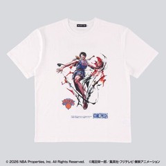 ONE PIECE × NBA T-Shirts ACE×New York KNICKS BLACK、White