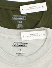 Dickies Men’s T-Shirt Big & Tall Longer Length Short Sleeve Cool & Dry Tee Shirt
