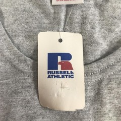 Vintage Russell Athletic Tank Top Mens Large Heather Gray Sleeveless Crew Neck