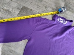 Vtg Arctic Cat Long Sleeve Turtleneck Mens Purple Size Small USA Made Cotton