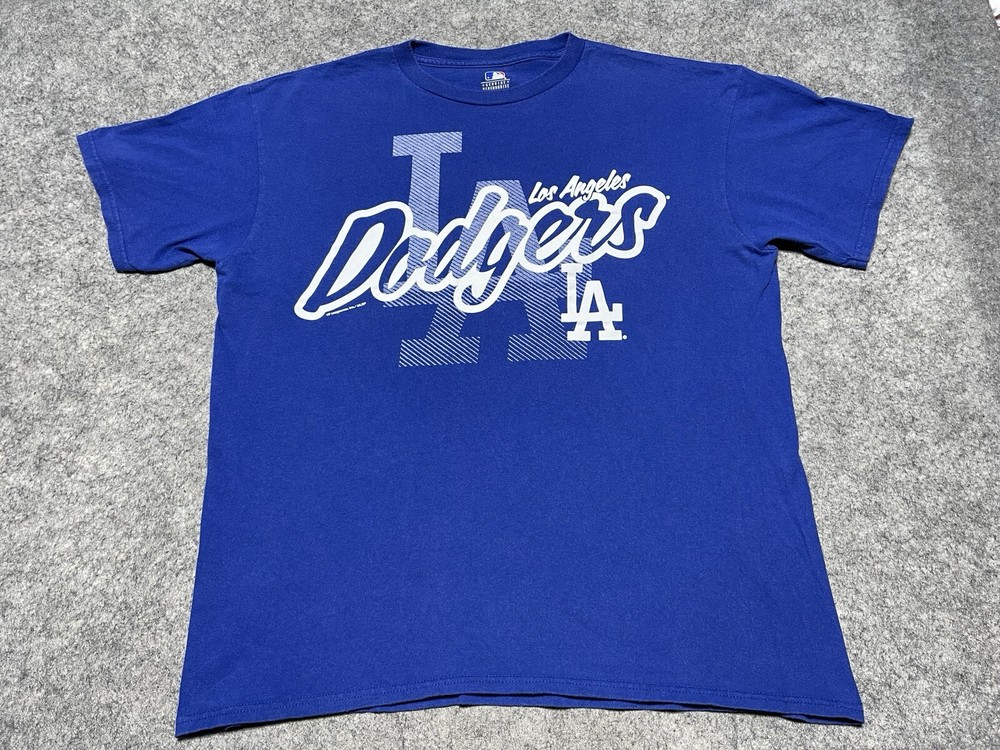 MLB Los Angeles Dodgers Blue LA Baseball Team Large Shirt