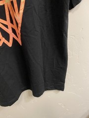 Air Jordan DNA Hoop on Fire Double Sided Tee Sz Large Black Standard Fit NWT
