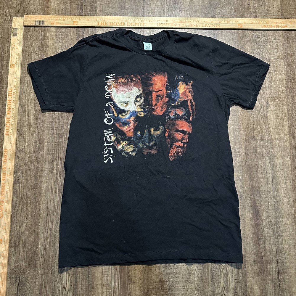 Vintage System of a Down Searching for Satellite Signal T Shirt L 1998 Pacific