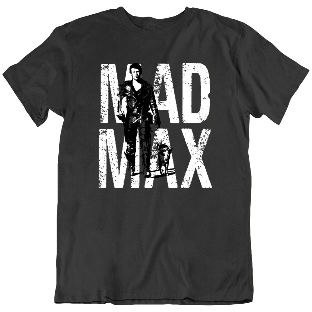 Mad Max Road Dog Warrior Gun Mel Gibson Sci-Fi Retro Movie T Shirt Tee Gift New