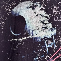 C-Life Group Star Wars Death Star Millennium Falcon Graphic T-Shirt Size S