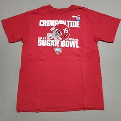 Nike 2014 Allstate Sugar Bowl Crimson Tide T Shirt Adult L Red Graphic 131
