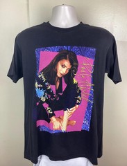 Vtg 1991 Paula Abdul Spellbound T-Shirt Black L 90s Pop Music Hip Hop Singer