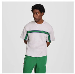 Champion Homeroom Club Boxy T-Shirt Gray Green Stripe (XXL)