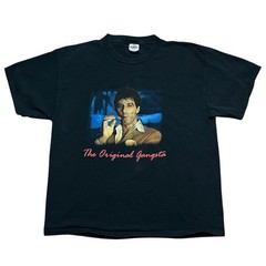 Vintage Scarface Portrait Tee Shirt Men’s Size XL Tony Montana Double Sided