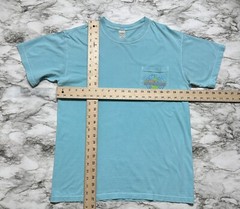 Chubbies Tee Men’s T Shirt Size M Turquoise Short Sleeve Sky’s Out Thighs Out
