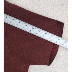 Prairie Mountain Mens Whiskey Row Tavern T Shirt XL Marled Burgundy Graphic Tee