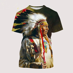New India Style Gift For Family Black T-shirt 3D S-5XL