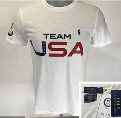 Polo Ralph Lauren NWT S Small T-Shirt Team USA Olympics White New