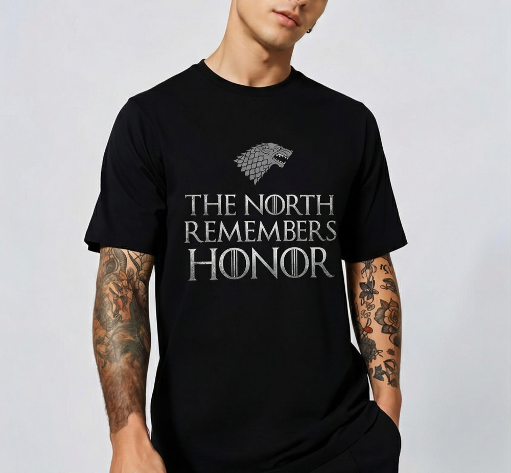 HOUSE STARK GAME OF THRONES T-Shirt Size S-5XL