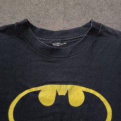 Vtg Batman T Shirt Mens L Black DC Comics Retro Movie Film Tee Single Stitch 80s