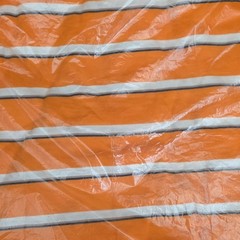 Men’s XL Regular Fit University Of Tennessee T-Shirt Orange White Striped Tee