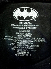 2 Young Men’s Tee Shirts; (1) NAVY GRAPHIC (1) BATMAN BLACK Size S, Crew Neck