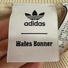 Adidas x Wales Bonner Short Sleeve Knit in Cream (Wonder White)