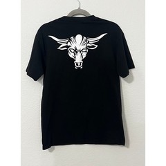 WWE Authentic Medium The Rock Just Bring It Wrestling Brahma Bull Logo TShirt