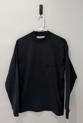 Size XXS Extra Small Essentials Fear Of God FOG Black Long sleeve Shirt (flaw)