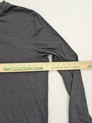 Croft & Barrow Men’s Henley Long Sleeve T-Shirt Size M Gray Classic