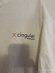 vintage cingular wireless t shirt size XL