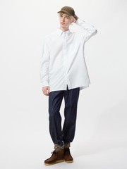 UNIQLO and JW ANDERSON Oxford Oversized Shirt 47999 WHITE/RED/BLUE Men 2025 AW