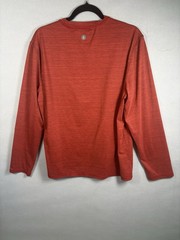 G.H. Bass & Co. Explorer Jersey Crew Neck Long Sleeve Red T-Shirt Men M