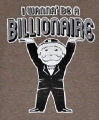 MONOPOLY Billionaire RICH UNCLE PENNYBAGS MR MONOPOLY t shirt brown LARGE NEW