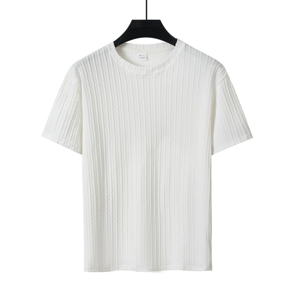Men’s Short Sleeve Round Neck T-Shirt Classic Casual Slim Fit Shirts Top