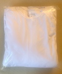 Men/Women white dryfit T-shirts ,slight stretch 10-pack for $40 of sizes M,L, XL