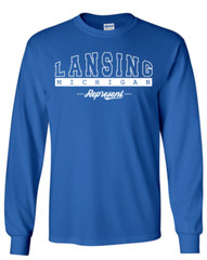 Lansing Michigan T-Shirt Long Sleeve Graphic tee