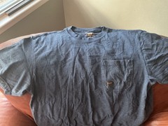 Ariat Rebar Mens T Shirt, Size L/G , Pocket, Short Sleeve, logo