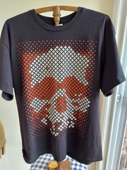 DELTA PRO WEIGHT Men’s GRAPHIC DIGITAL SKULL T SHIRT SIZE X LARGE BLACK