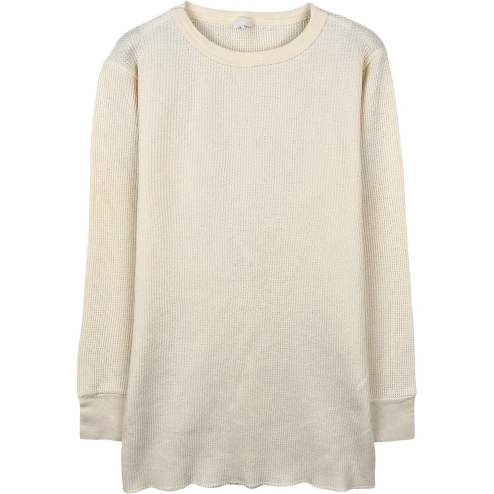 Used Thermal Long-Sleeve T-Shirt Waffle Pattern Men’s Size S (equivalent)