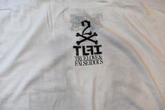 True Love False Idols Mens TLFI Black Letter White Shirt NWT 2XL