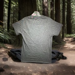 Wolf Pack T-Shirt Adult Small Gray DOM Midnight Retro Nature Tee 100% Cotton