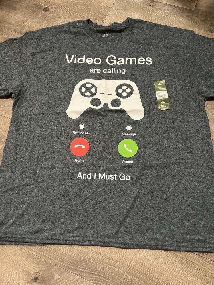 “Video Games Are Calling” T-shirt Size XL (46-48) New