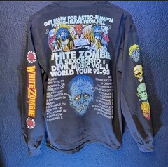 White Zombie La Sexorcisto Tour Shirt S-5XL Bondage Metal Rock MTO Shaka wear