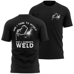 Funny Welder T Shirt Gift for Dad Stepfather Grandad Partner Him