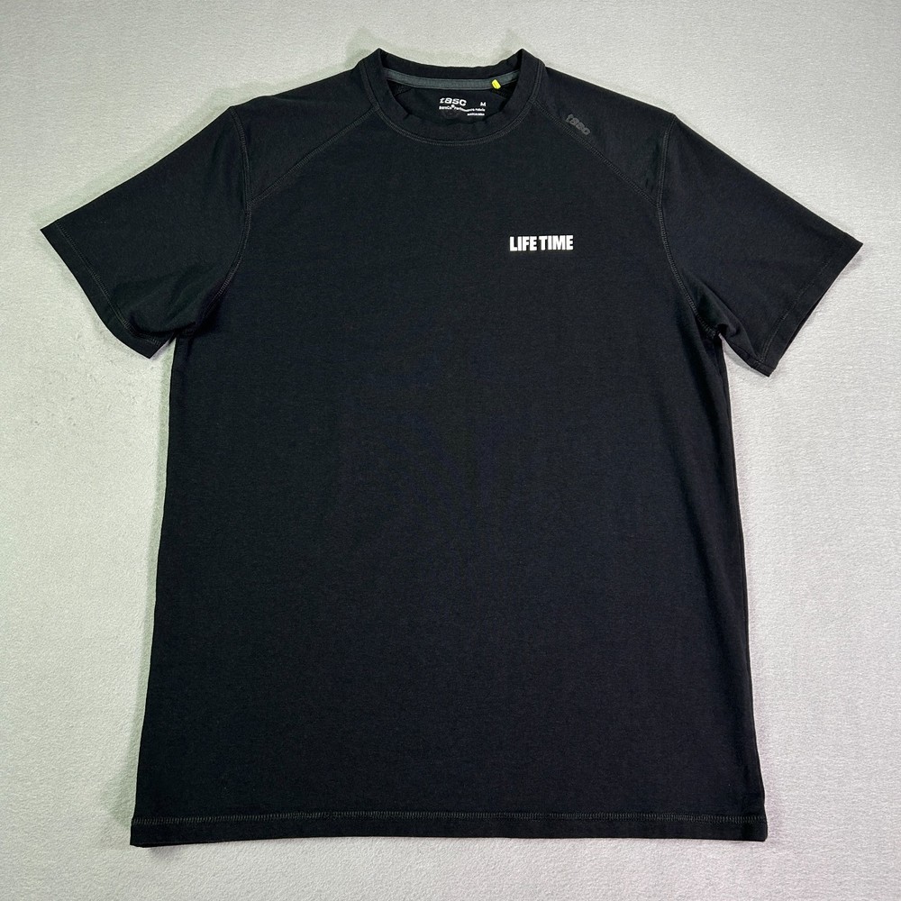 Tasc Performance Men’s T-shirt Medium M Black Bamboo Short Sleeve Crew Bamco