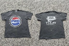 1991 Pop Will Eat Itself PWEI Tour For Sanity Reprint T Shirt Full Size S-5XL