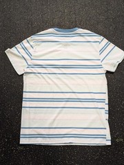 Pokemon Squirtle Embroidered Men’s Size L Multi Stripe Short Sleeve Shirt