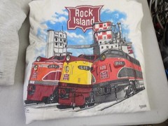 Lot of 6 Vintage Railroad Train T-Shirts Size 2XL – White – Worn and Yellowed