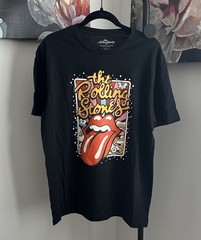 ROLLING STONES GRAPHIC BAND TSHIRT Black Large 42/44