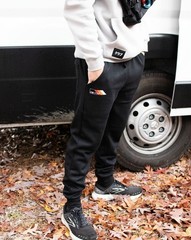 CARDRUGS 400MSG screen printed sweatpants L