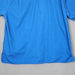 Carhartt Shirt Mens XL Blue Classic Fit Ripstop Scrub Top V Neck Pockets Stretch