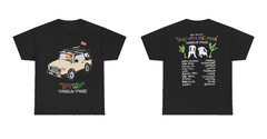 1Bad Bunny DTMF* World Tour Jeep Graphic Multicolor Short Sleeves T Shirt